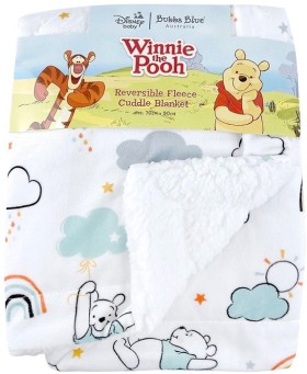 Disney-X-Bubba-Blue-Winnie-the-Pooh-Reversible-Cuddle-Blanket on sale