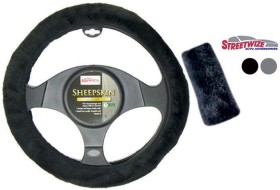 Streetwize-Sheepskin-Steering-Wheel-Cover on sale