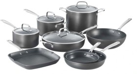 The-Cooks-Collective-ONE-Hard-Anodised-8pc-Cookset on sale
