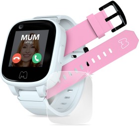 Moochies-Connect-4G-Kids-Smartwatch-White-Bundle on sale