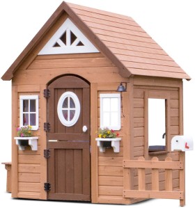 NEW-Backyard-Discovery-Aspen-Cubby-House-Brown on sale