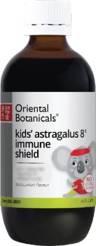 Oriental-Botanicals-Kids-Astragalus-8-Immune-Shield-200ml on sale