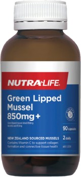 Nutralife-Green-Lipped-Mussel-850Mg-90C on sale
