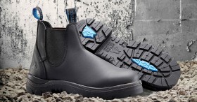Steel-Blue-Hobart-Black-Elastic-Sided-Safety-Boots on sale