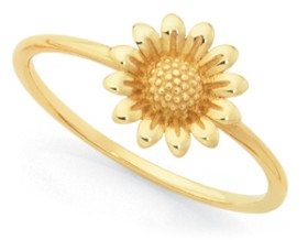 9ct-Gold-Sunflower-Dress-Ring on sale