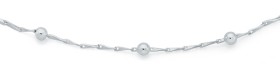 Sterling-Silver-45cm-Arrow-Link-with-Ball-Chain on sale