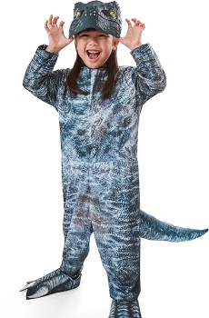 Jurassic-World-Dominion-Blue-the-Velociraptor-Child-Costume-Ages-6-8 on sale