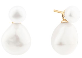 65mm-Bar-Drop-Earrings-with-Cultured-Freshwater-Pearls-in-10kt-Yellow-Gold on sale