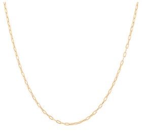 45cm-18-2mm-25mm-Width-Hollow-Paperclip-Chain-in-10kt-Yellow-Gold on sale