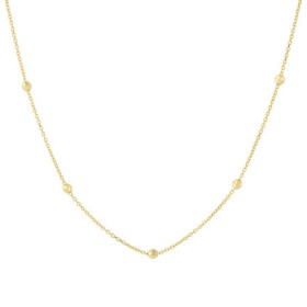 45cm-18-2mm-25mm-Width-Adjustable-Bead-Necklace-in-10kt-Yellow-Gold on sale