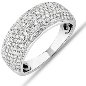 Diamond-Pave-Ring-with-100-Carat-TW-Diamond-in-10kt-White-Gold on sale