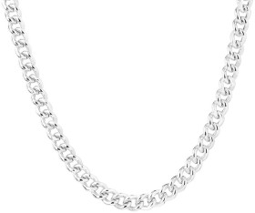 45cm-18-65mm-7mm-Width-Curb-Chain-in-Sterling-Silver on sale