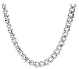 45cm-18-5mm-55mm-Width-Hollow-Curb-Chain-in-Sterling-Silver on sale
