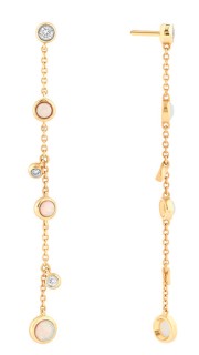 Drop-Earrings-with-Opal-015-Carat-TW-of-Diamonds-in-10kt-Yellow-Gold on sale
