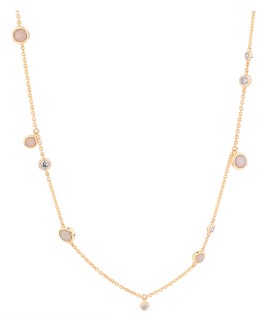 Necklace-with-Opal-015-Carat-TW-of-Diamonds-in-10kt-Yellow-Gold on sale