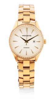 Ladies-Watch-with-060-Carat-TW-of-Diamonds-in-Gold-Tone-Stainless-Steel on sale