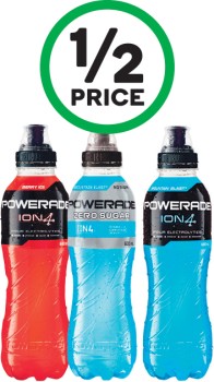 Powerade-Sports-or-Zero-Sugar-Drink-600ml on sale