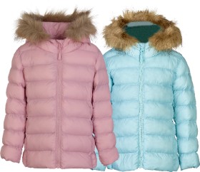 Cape-Kids-Recycled-Fur-Trim-Puffer-Jackets on sale