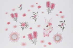 Treehouse-2-Pack-Magic-Lands-Bunny-Wall-Decals-30cm-x-70cm on sale