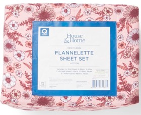 House-Home-Flannelette-Sheet-Set-Indie-Floral on sale