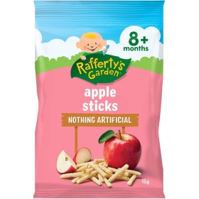 Raffertys-Garden-Apple-Sticks-15g on sale