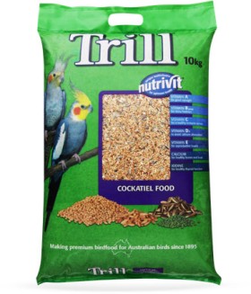 Trill-Cockatiel-Food-10kg on sale