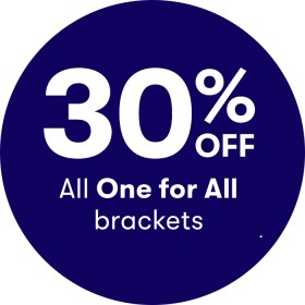 30-off-All-One-for-All-Brackets on sale