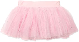 Flo-Dancewear-Diamante-Tutu-Skirt-Pink on sale