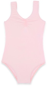 Flo-Dancewear-Gathered-Tank-Leotard-Pink on sale