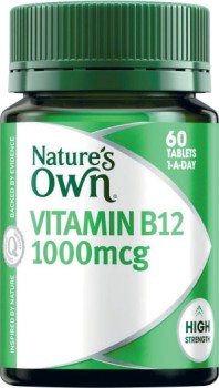 Natures-Own-Vitamin-B12-1000mcg-Tablets-60-Pack on sale