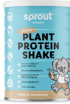 Sprout-Organic-Plant-Protein-Shake-Junior-Varieties-600g on sale