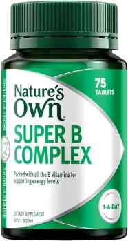Natures-Own-Super-B-Complex-75-Tabs on sale