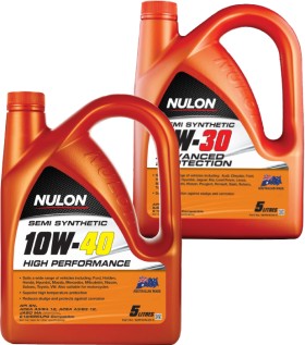 Nulon-High-Performance-10W40-5LT-or-Advanced-Protection-5W30-5LT on sale