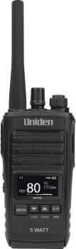 Uniden-5W-80CH-UHF-CB-Splashproof-Handheld-Radio on sale