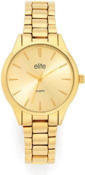 elite-Ladies-Gold-Tone-Watch on sale