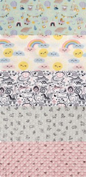 Print-Plain-Nursery-Fleece on sale