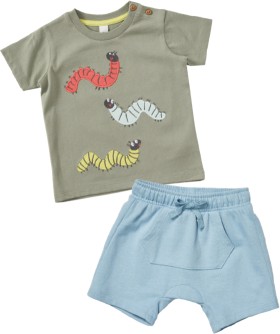 Dymples-Applique-Tee-French-Terry-Shorts on sale
