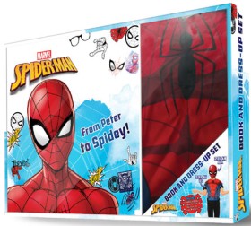 Marvel-Spider-Man-Book-and-Costume on sale