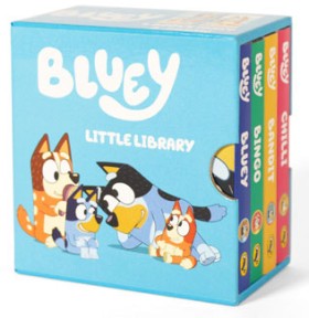 NEW-Bluey-Little-Library-Four-Books-in-One on sale