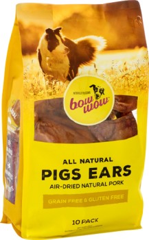 Bow-Wow-10-Pack-All-Natural-Pigs-Ears on sale