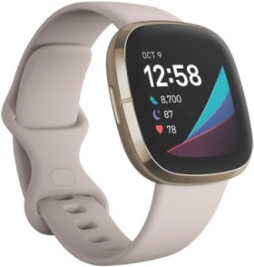 Fitbit-Sense-Smart-Fitness-Watch-White-and-Gold on sale