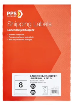 PPS-100-Pack-Shipping-Labels-8UP on sale