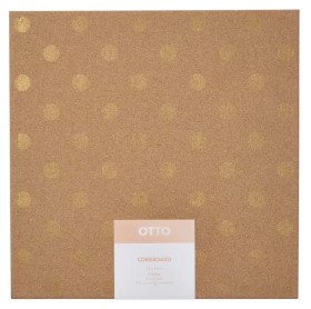 Otto-Square-Corkboard-43-x-43cm-Gold-Spots on sale