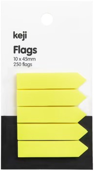 Keji-Flags-Yellow-5-Pack on sale