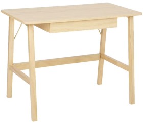 Otto+Ikast+Pine+Timber+Desk+1000mm+Oak
