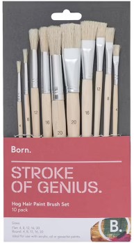 Born-Hog-Paintbrush-10-Pack on sale