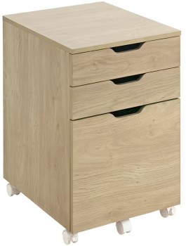 Copenhagen+3+Drawer+Semi+Assembled+Filing+Pedestal