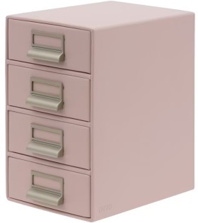 Otto+4+High+Drawers+Pink