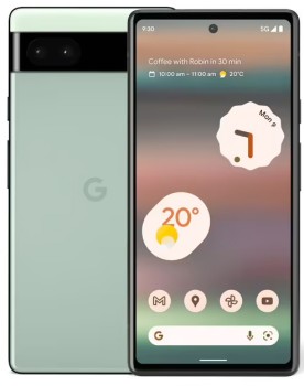 Google+Pixel+6a+in+Sage+Green