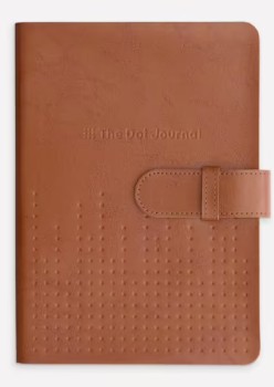 Otto-A5-The-Dot-Journal-240-Page-Tan-Leather on sale